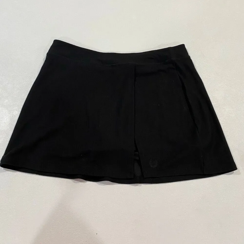PINK Victoria’s Secret Black Corset Crop Top & Mini Skirt Set XL - Picture 3 of 15